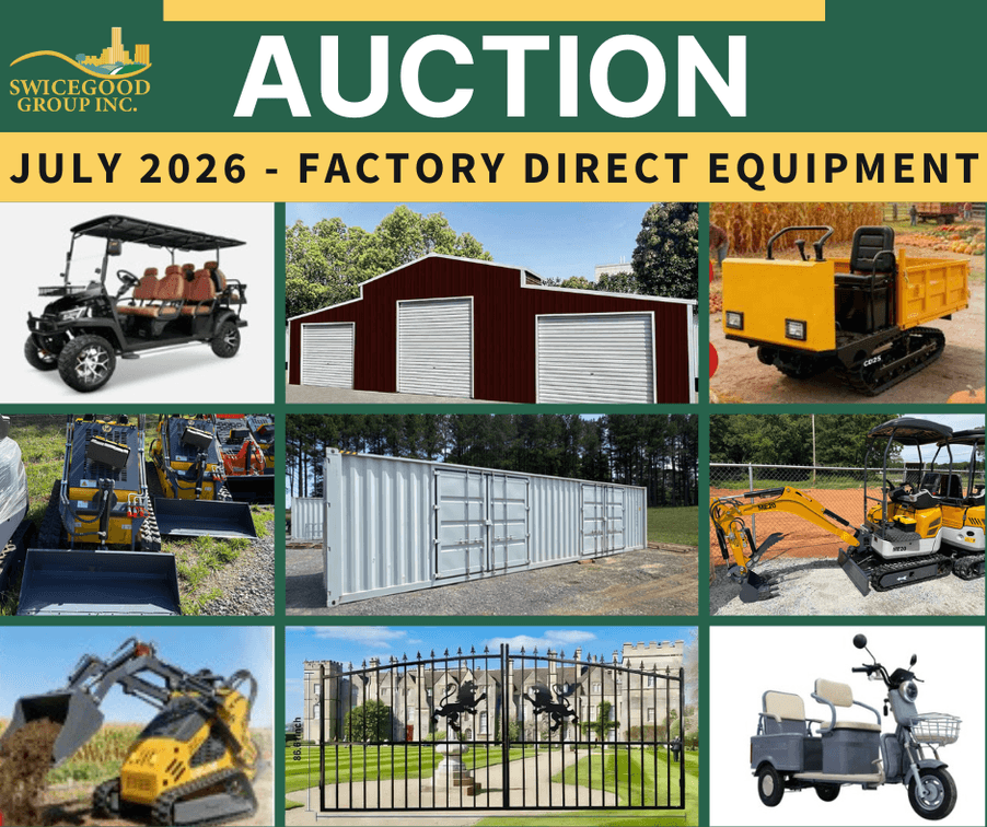 July '26 Factory Direct  Equipment Auction