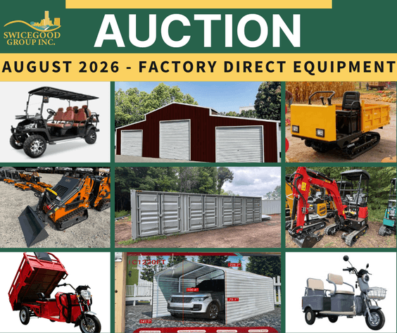 Image for August '26 Factory Direct  Equipment Auction