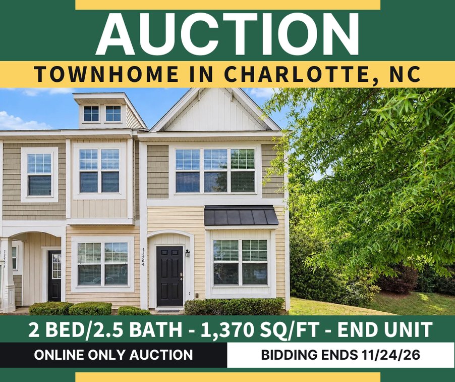 Townhome End-Unit in Charlotte, NC