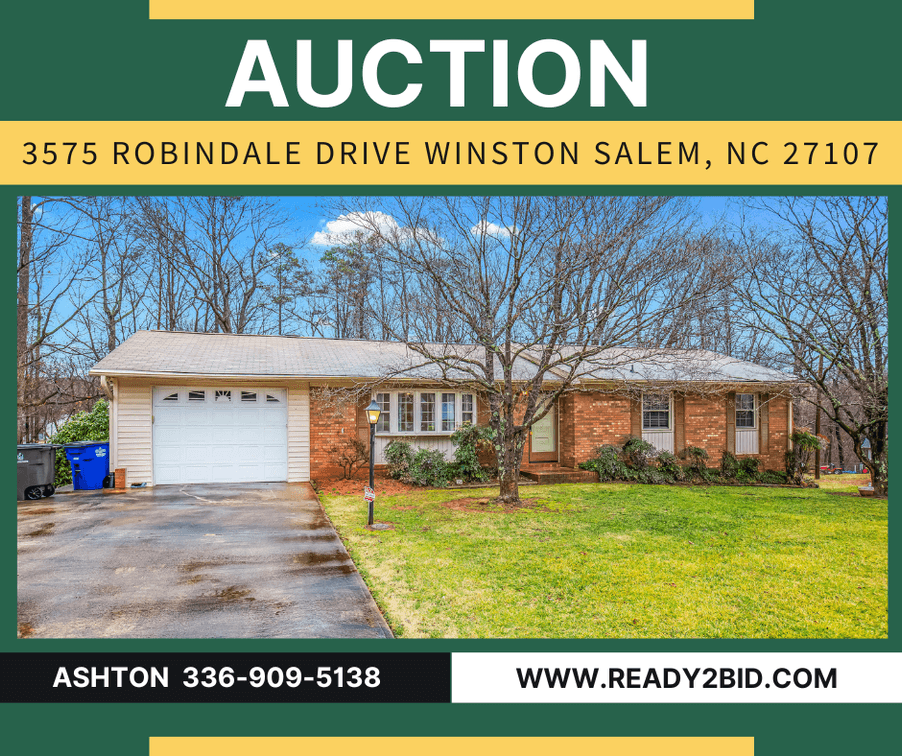 Winston Salem Brick Ranch on .51 Acres