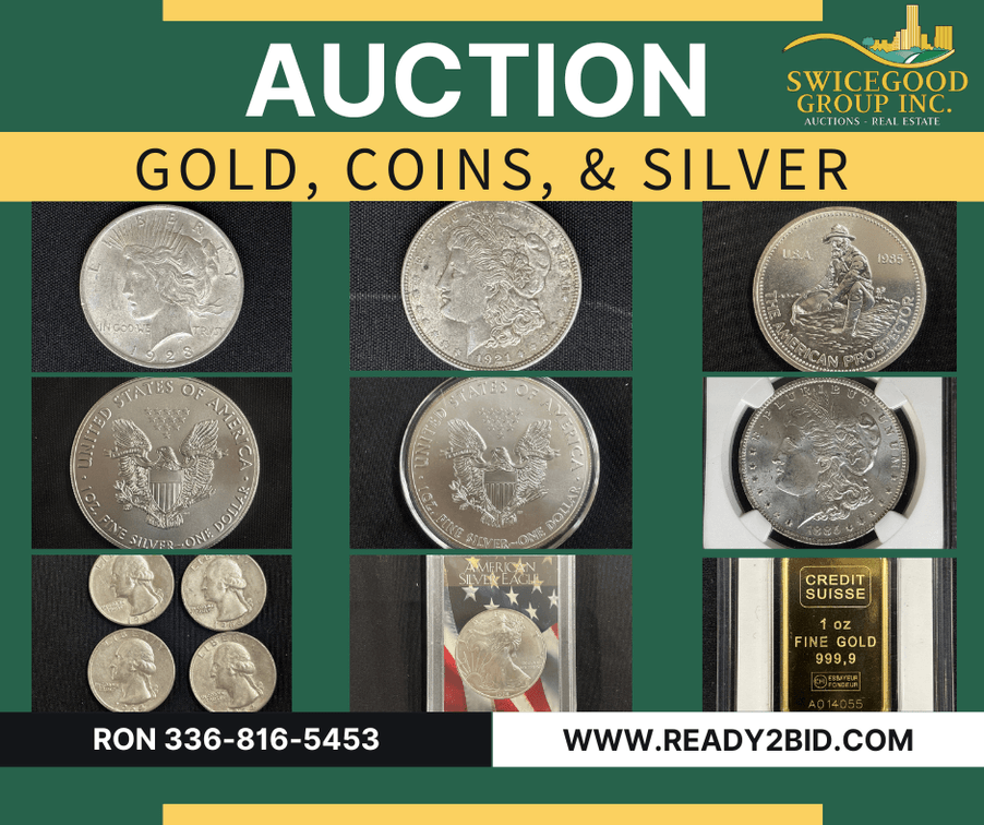 Gold, Coins, Silver Auction