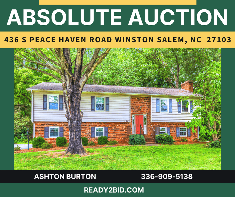 ABSOLUTE AUCTION - Winston Salem Home