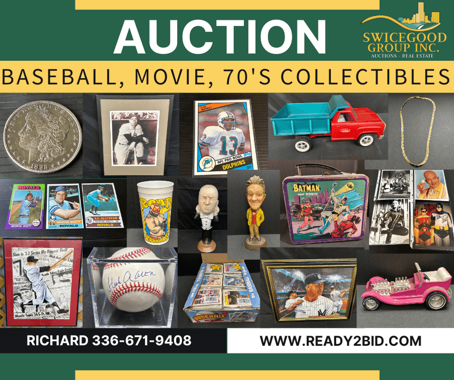 Baseball, Movie, 70's Collectibles Auction
