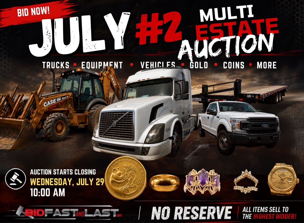 Image for July #2 Multi Estate Auction 2026