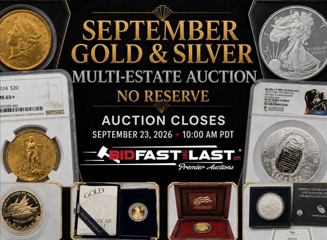 Image for September Gold & Silver Multi-Estate Auction - No Reserve