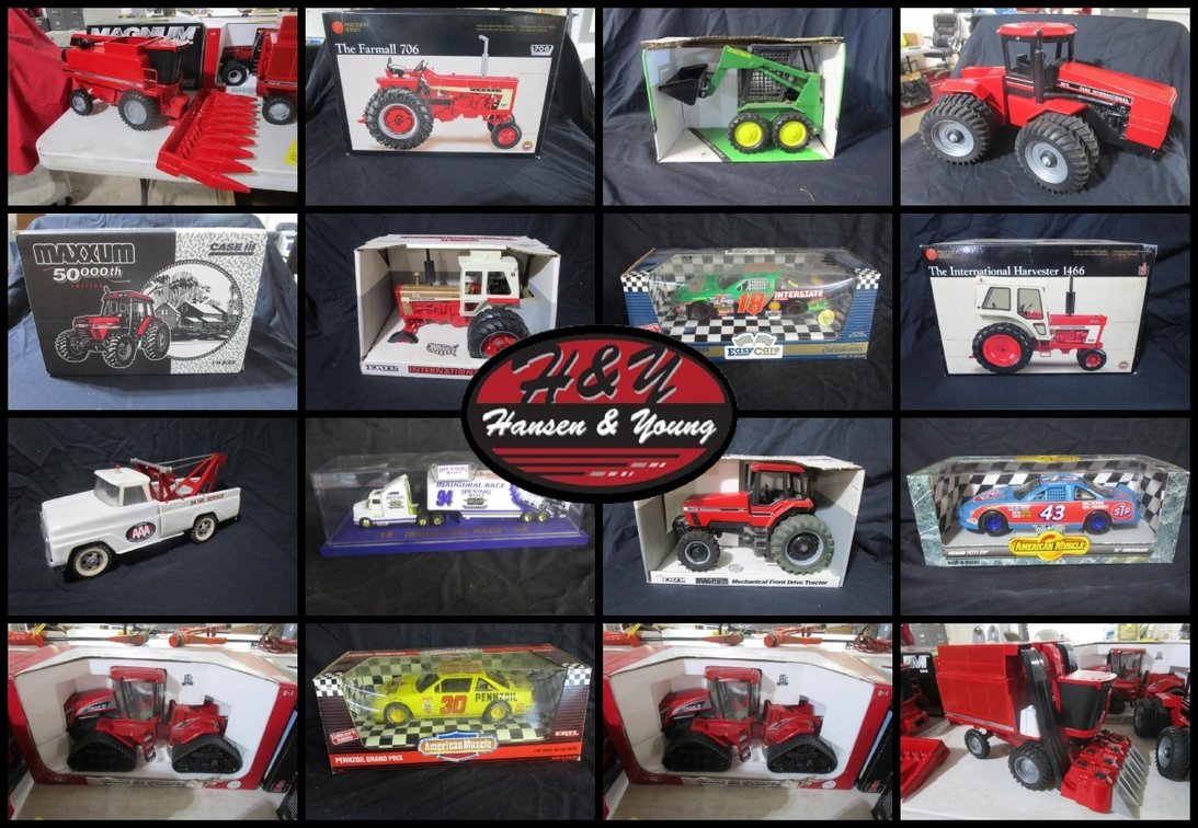 Image for Case IH & John Deere Toy Tractors & Nascar Toys