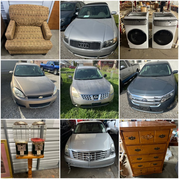 Image for Dunbar, WV – Online Car Auction, Furniture, Artwork, Glassware, Toys, Home Furnishings and Much More!