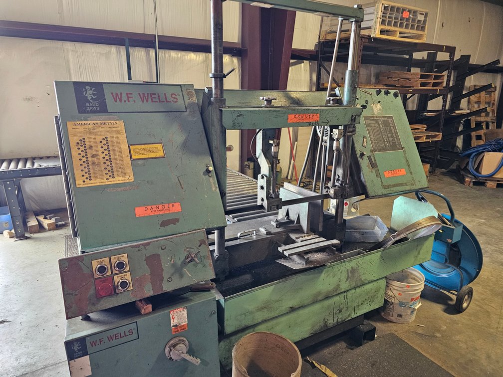 Image for St Albans, WV - Complete Business Liquidation of GSB Process: Band Saws, Shelving, Tools, Steel Shop Tables, and More!