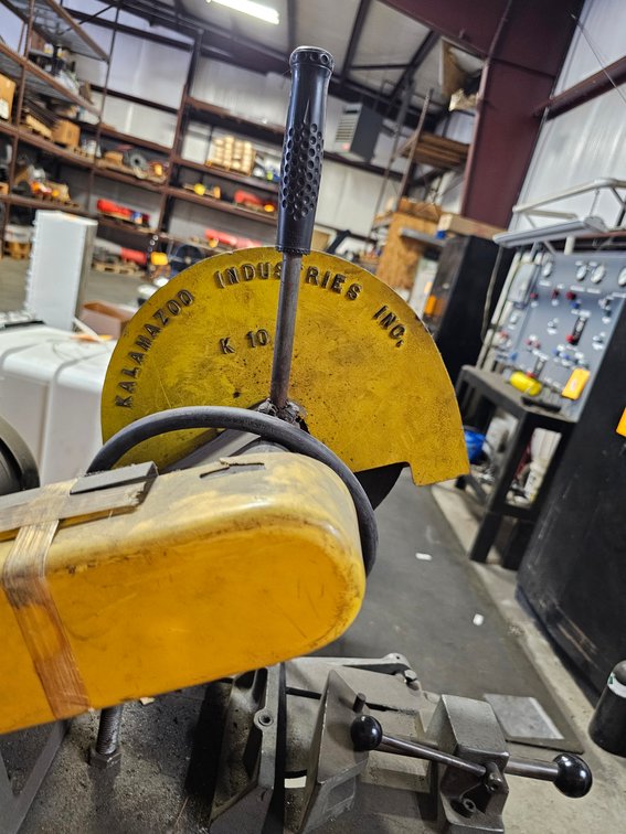 Image for St Albans, WV - Complete Business Liquidation of GSB Process: Band Saws, Shelving, Tools, Steel Shop Tables, and More!