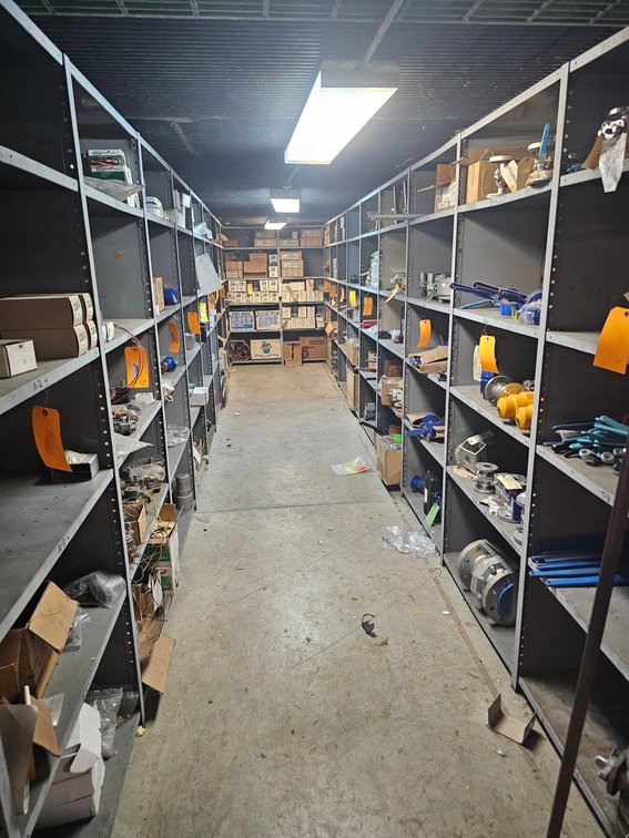Image for St Albans, WV - Complete Business Liquidation of GSB Process: Band Saws, Shelving, Tools, Steel Shop Tables, and More!
