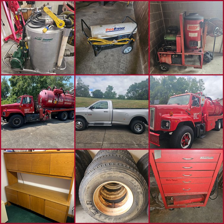 Image for Cross Lanes, WV – Cadle Sanitary Services Retirement Auction: Vehicles, Tools, Hardware Items and Much More!
