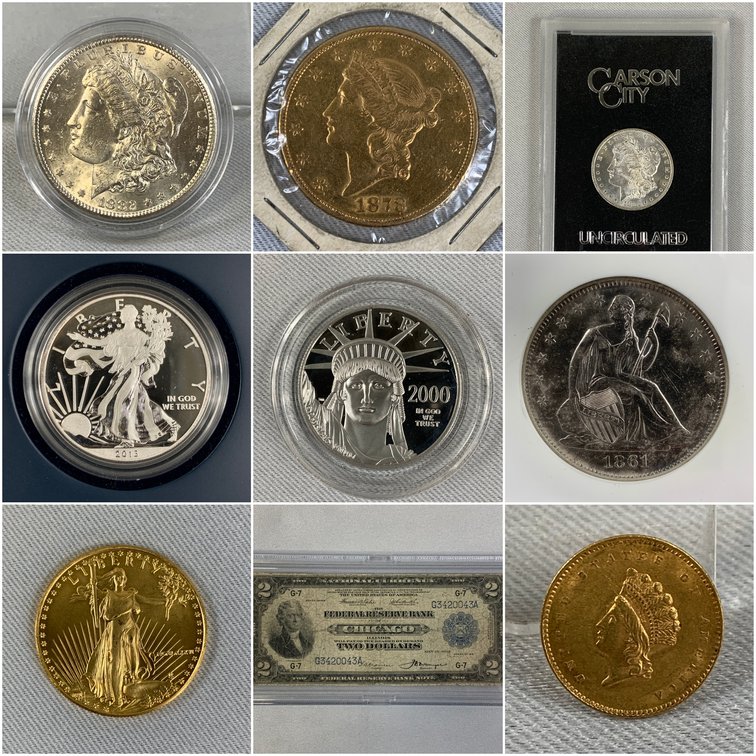 Image for Shinnston, WV – Gold Coins, Carson City Morgan Dollars, Hundreds of Silver Coins, Collectible Currency, Die Cast Cars, Stamp Collections and More!