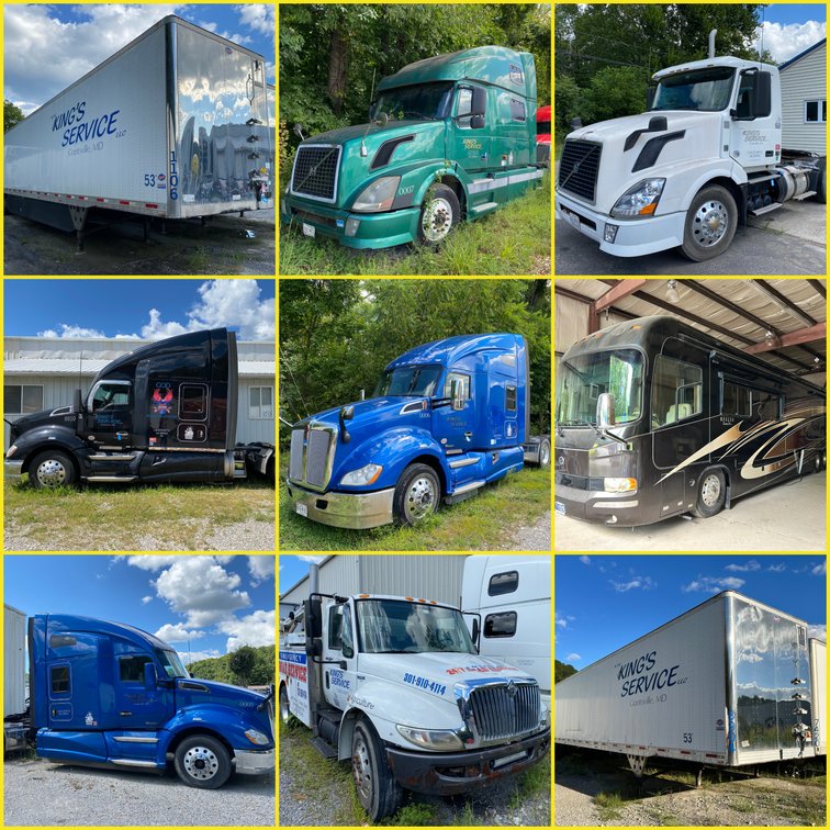 Image for Fairmont, WV – 09’ Monaco Executive, Kenworth & Volvo Tractors, 53’ Dry Trailers, Truck Parts and Equipment