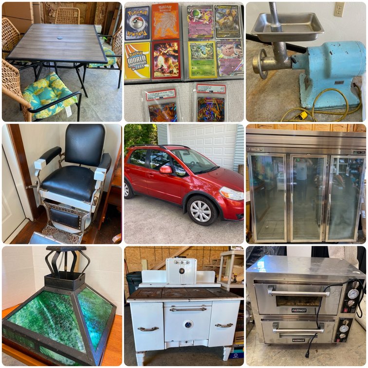 Image for Farmington, PA - 2011 Suzuki SX4 AWD, Commercial Kitchen & Butcher Equipment, Huge Pokémon Collection, Tools, Furniture & More!