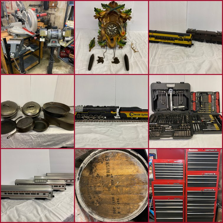 Image for Fairmont, WV - Outstanding Lionel Train Collection, Vintage Cast Iron, Tools & Collectibles