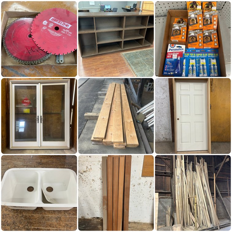 Image for Clarksburg, WV  - HARTLAND PLANING MILL LIQUIDATION SALE 3 OF 3: Lumber, Hardware, Windows, Trim, Cabinets & Furniture