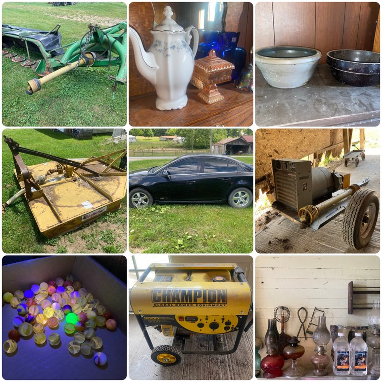 Image for Moatsville, WV - 2011 Chevy Cruze, PTO Generator, Farm Equipment, Antiques, Household Items, and More!