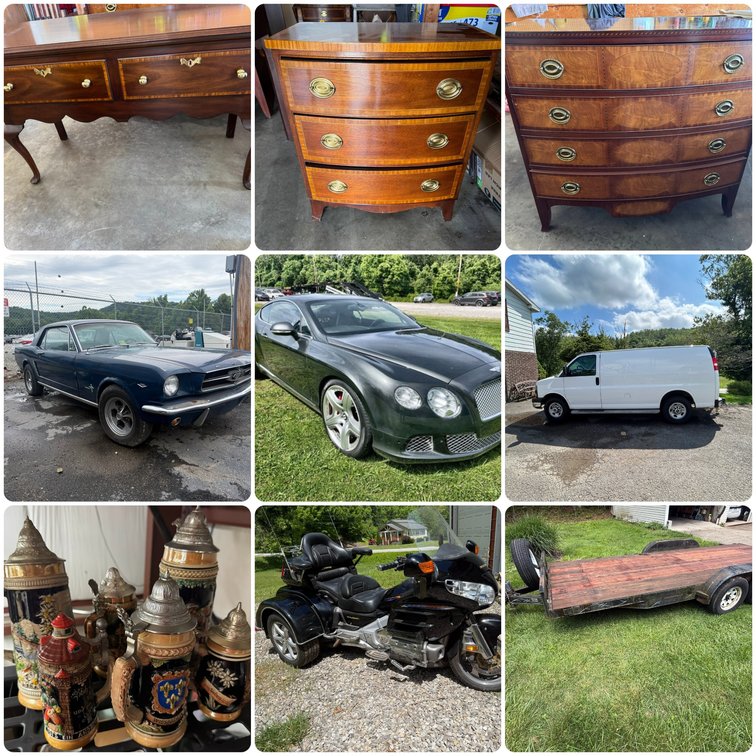 Image for St Albans, WV - Vehicles, Motorcycle, Trailer, Sunrise Museum Furniture, Antiques, Home Decor, Glassware and More!