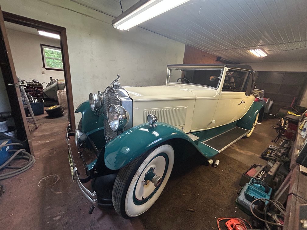 Image for Gassaway, WV - Barn Find Classic Car Sale: ‘30 Packard, ‘72 Jaguar Coupe, Three MG TD Roadsters, ‘04 Chevrolet 1500, Glassware, Furniture, Tools, Car Parts and MORE!