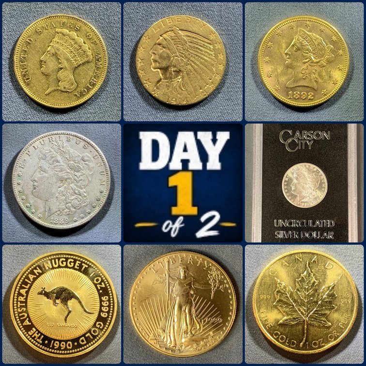 Image for Shinnston, WV - Huge Two-Day Single Owner Coin Auction - Day 1: Gold, Premium and Key Date Morgan Dollars