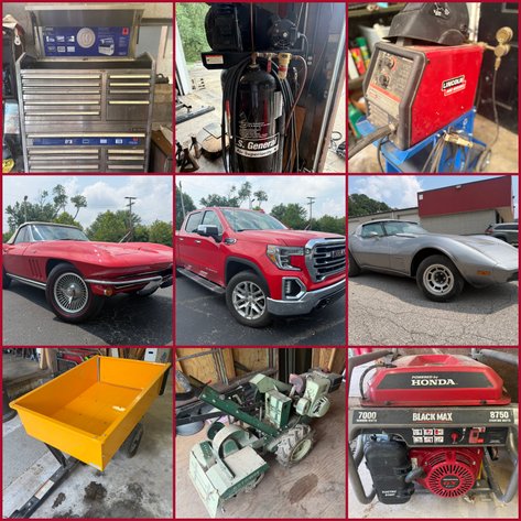 Image for Ripley, WV - 1965 Corvette, 2019 GMC 1500, 1978 Corvette, Air Compressors, Tools, and More