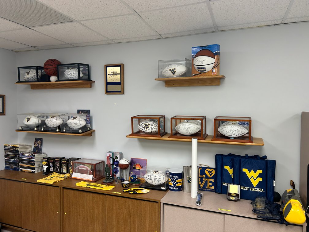 Image for Morgantown, WV - Signed WVU Memorabilia, Commercial Office Furnishings & Equipment
