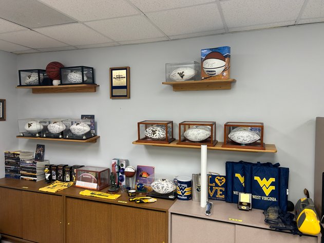 Image for Morgantown, WV - Signed WVU Memorabilia, Commercial Office Furnishings & Equipment
