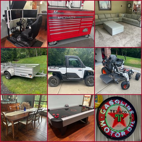 Image for Canonsburg, PA - Equipment, Sporting Goods, Vintage Game Consoles, Flight and Racing Simulator, Furniture, Household Goods, and MUCH MORE