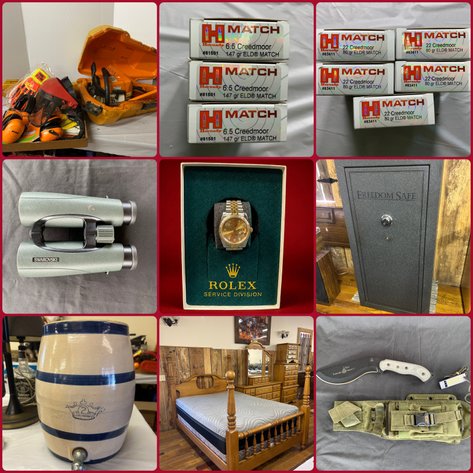 Image for Jane Lew, WV – Estate of Worthy Nile Straley: Over 425 Lot! Rolex Watch, Premium Optics, Sporting Goods, Fishing Gear, Tools & Harley-Davidson Collection