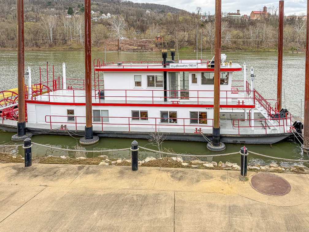 Image for West Brownsville, PA -- 74’ Custom Paddlewheel Houseboat