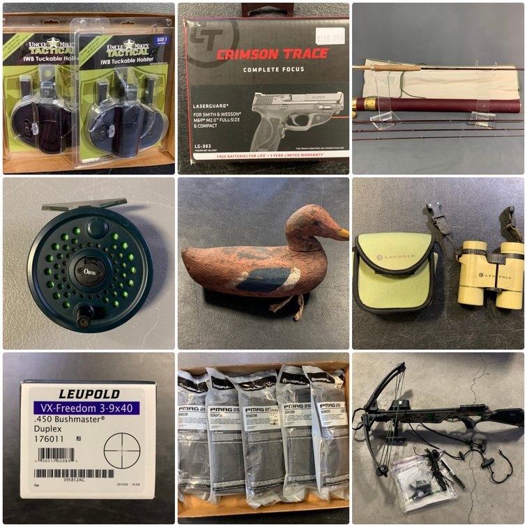 Image for Shinnston, WV - Spring 2026 Gun Auction: Over 550 Lots of Magazines, Holsters, Scopes, Archery and Fishing Items, and Much More! Day 3 of 3!