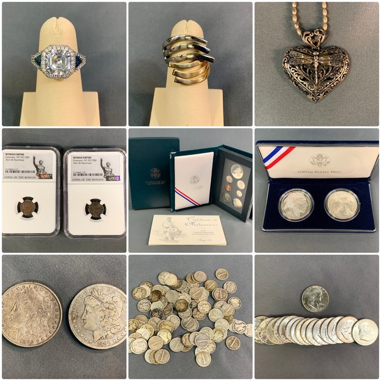 Image for Shinnston, WV – Coin, Currency, Jewelry and Collectibles Auction -- Silver Eagles, Morgan Dollars, Mint Sets and More!