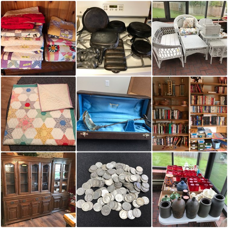 Image for Morgantown, WV - Huge Online Estate Auction: Estate of Lola T and “Doc” Owen: Gold Jewelry, Coins, Quilts, Antiques, and more!