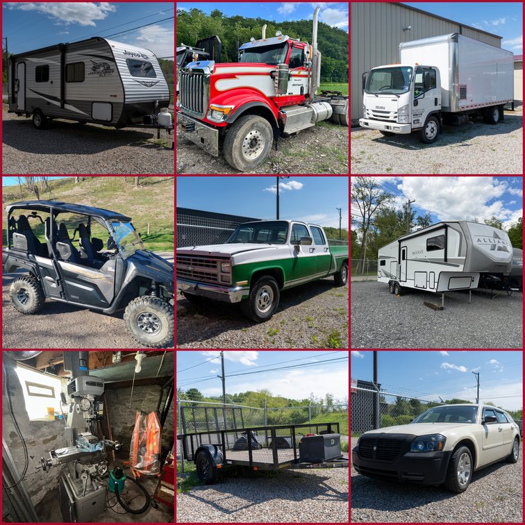 Image for Shinnston, WV - Trucks, Campers, Trailers Metal-Working Equipment, and More!