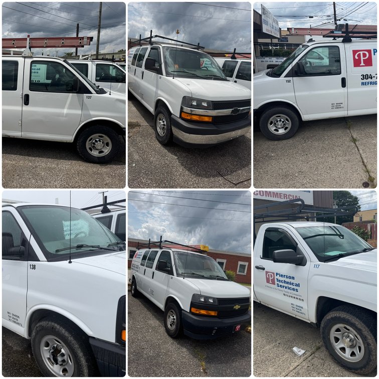 Image for Dunbar, WV -- Pierson Refrigeration Services, Inc.: Utility Cargo Vans and Chevrolet Pickup Truck Selling to the Highest Bidder!