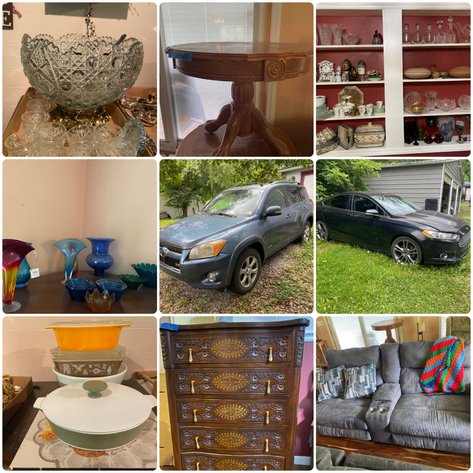 Image for Coalton, WV - 2011 Toyota RAV4 V6, 2013 Ford Fusion Titanium, Blenko Glass, Antiques & More!
