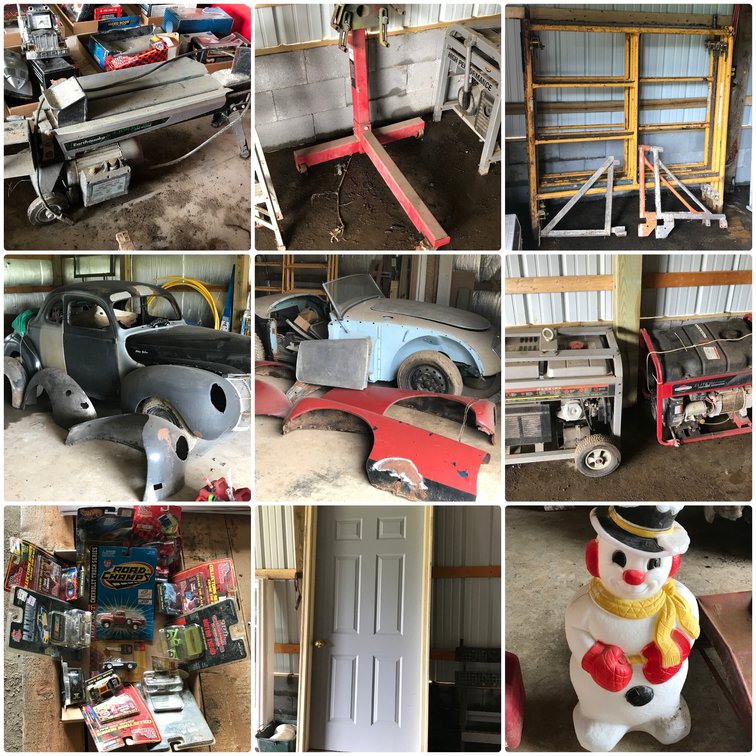 Image for Morgantown, WV - 1940 Ford Deluxe Coupe, MG Convertible Kit, Shop Equipment, Contracting Supplies & More!
