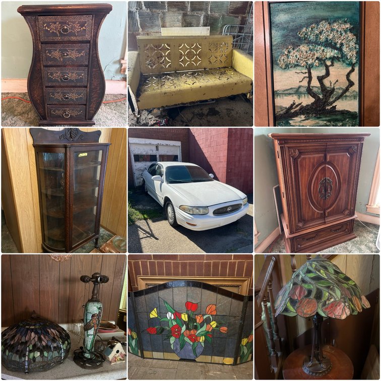 Image for Clarksburg, WV - 2000 Buick LeSabre, Antiques, Stained Glass Lamps & Collectibles