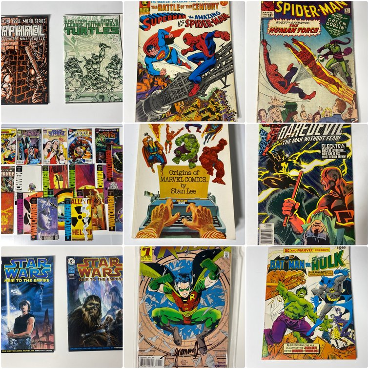 Image for Shinnston, WV - 500+ Lots of Comic Books & Collectibles: Vintage Marvel & DC, Star Wars, Spider-Man & More!