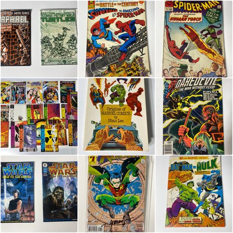 Image for Shinnston, WV - 500+ Lots of Comic Books & Collectibles: Vintage Marvel & DC, Star Wars, Spider-Man & More!