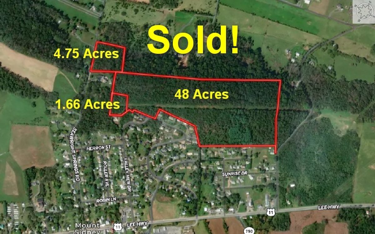 Image for Top Of The Mountain - 55 Acres Zoned SF Residential In Mount Sidney VA