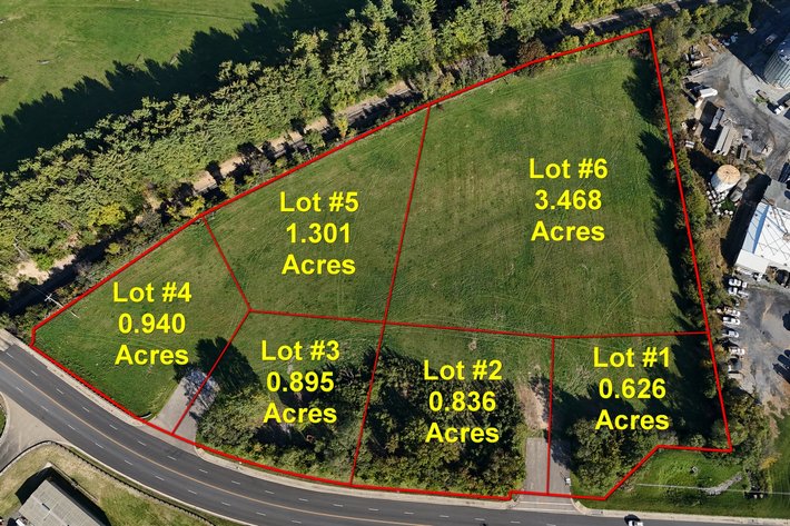 Image for 8.06 Acres B2 Commercial Real Estate In City of Staunton Offered In 6 Tracts