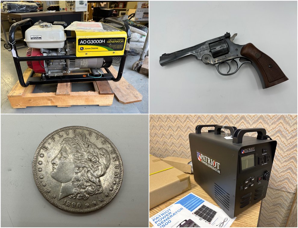 Gun, Coins, Air Compressor, Generator, Tools, Fitness, Art & Homeware Auction photo 1
