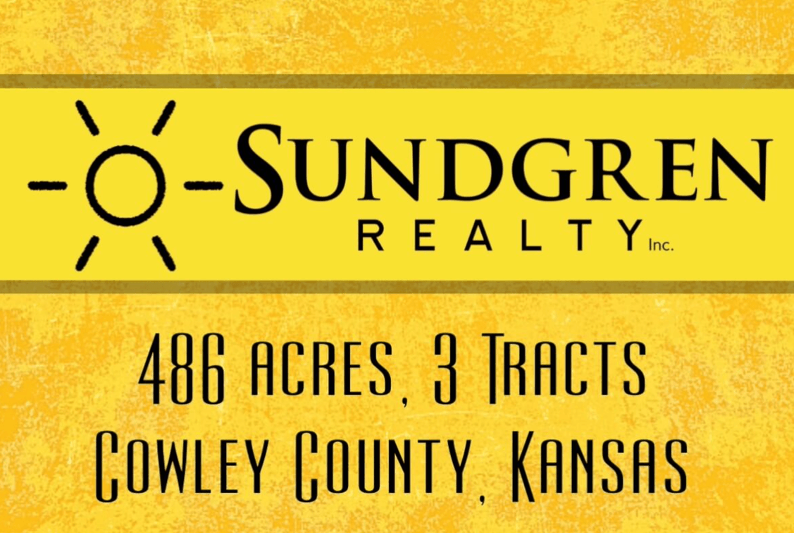 486+- Acres Southwest of Winfield in Cowley County, Kansas Selling in 3 Tracts – Tillable, Pasture, River & Hunting photo 1