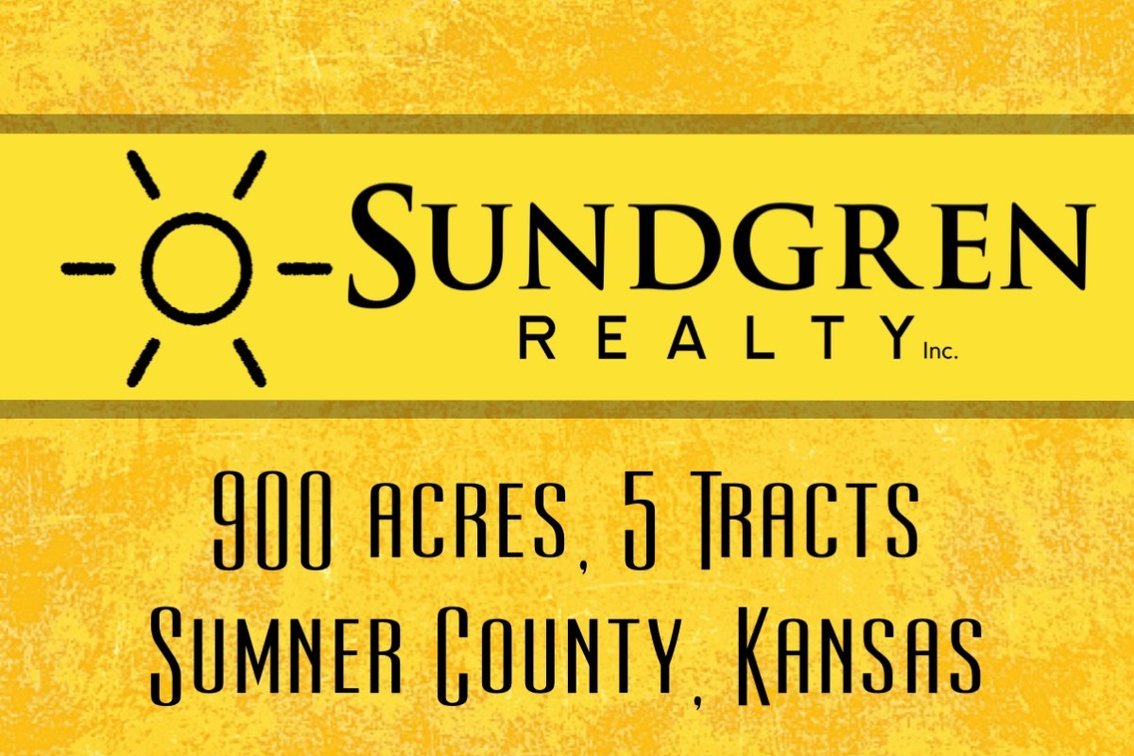 900+- Acres, 5 Tracts in Sumner County, Kansas Near Clearwater and Conway Springs photo 1