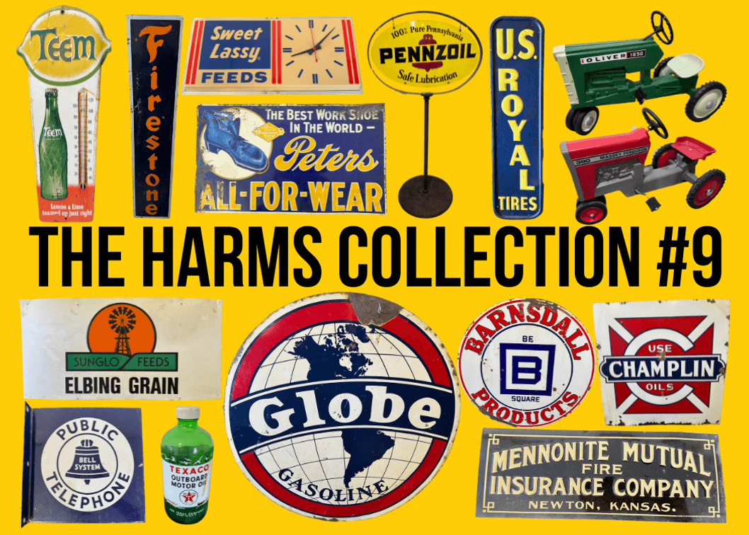 The Harms Collection Auction #9 - Signs and Unique Antiques photo 1