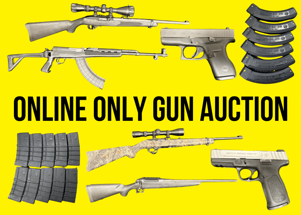 Online Only Auction: 12 Guns, Ammo, Gun Parts & Accessories photo 1