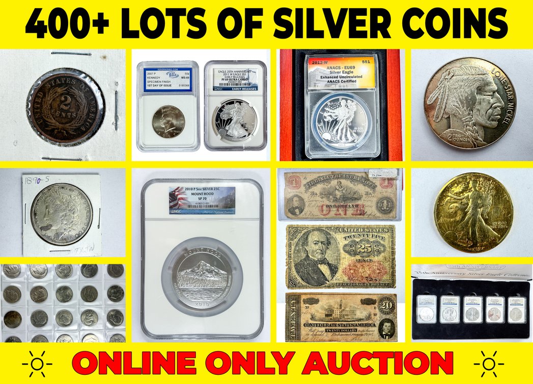 Huge Silver Coin Auction - 400+ Lots! photo 1