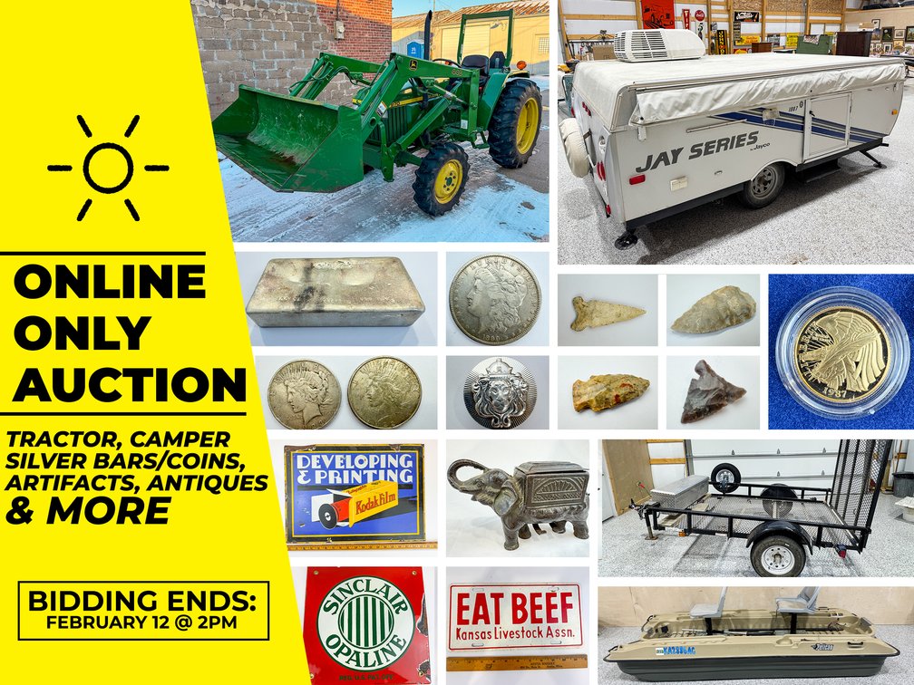 Tractor, Guns, Camper, Silver, Native American Artifacts, Antiques & More photo 1