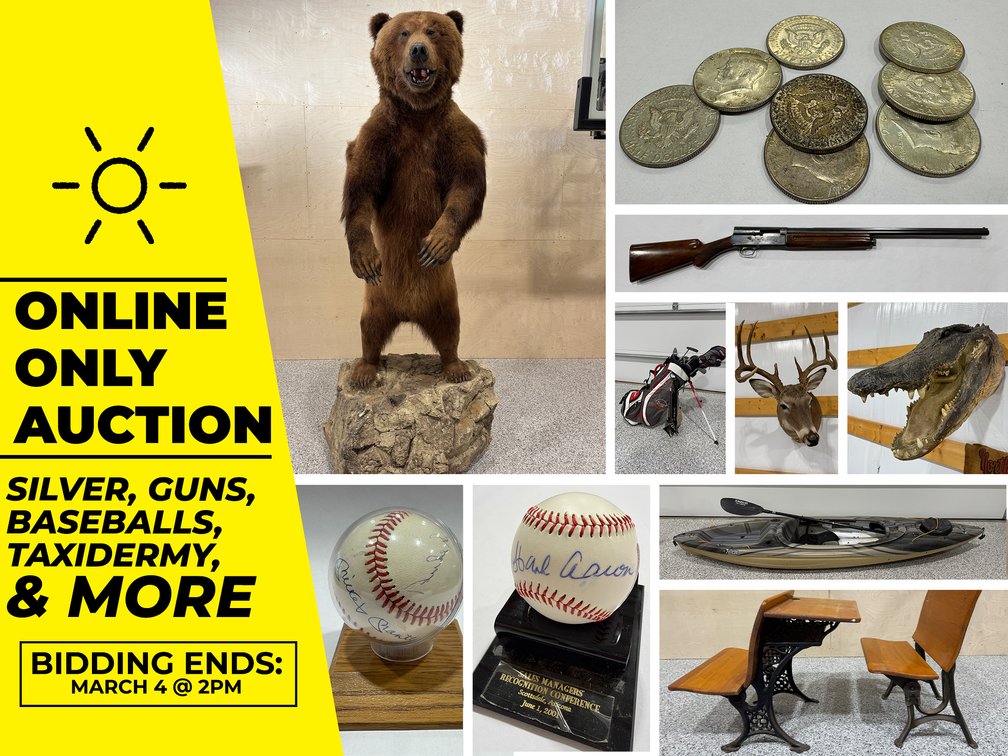 Silver, Guns, Taxidermy, Autographed Baseballs, Sporting Goods and More photo 1